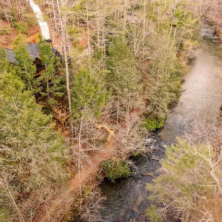 Villa Thistle Trout Ellijay Exterior foto