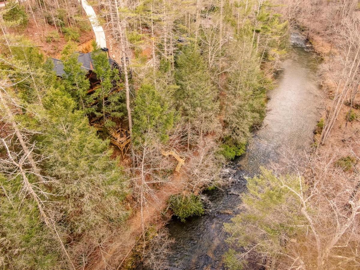 Villa Thistle Trout Ellijay Exterior foto