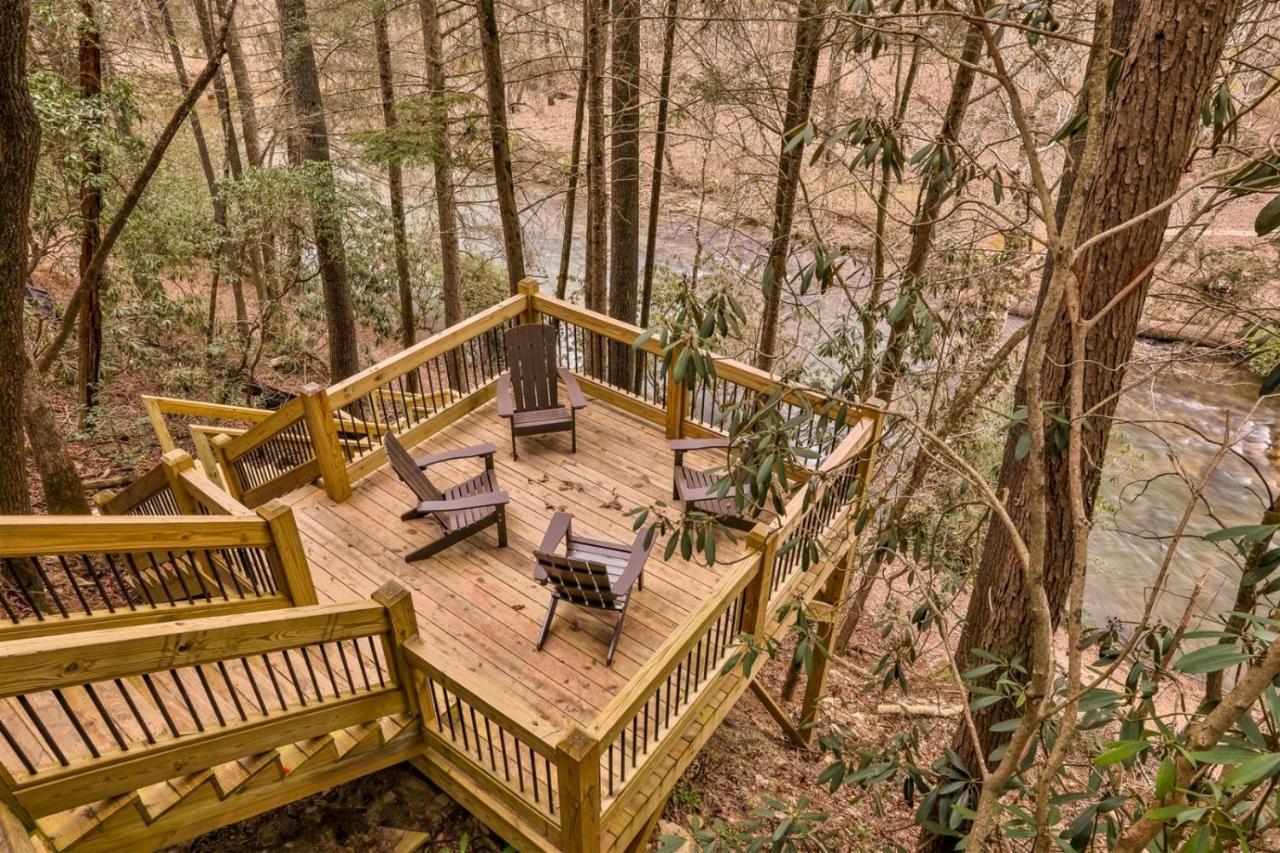 Villa Thistle Trout Ellijay Exterior foto